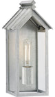 POINT DUMEÂ® Dunemere Galvanized Finish Outdoor Wall Lantern with DURASHIELD