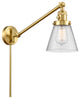 Cone Swing Arm With Switch, Satin Gold, Seedy, Seedy