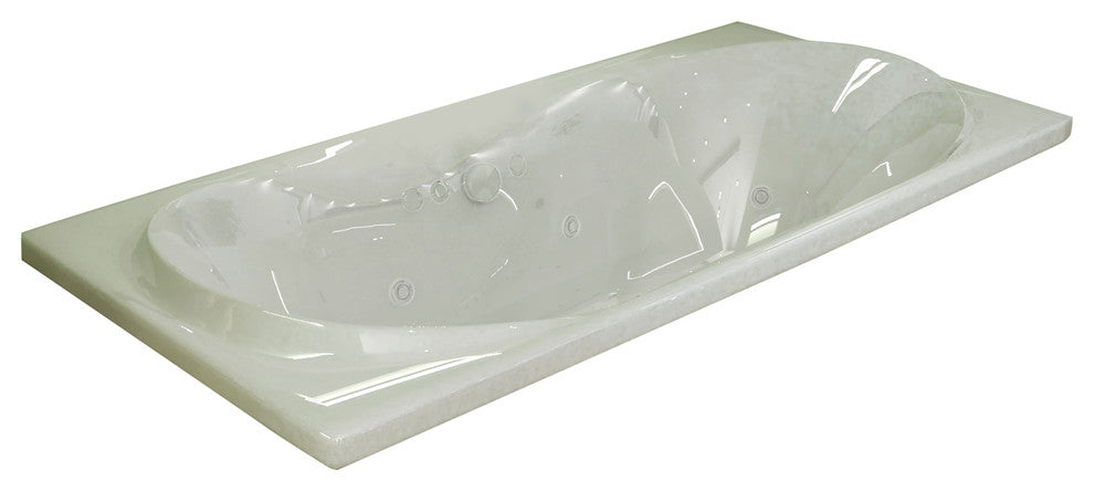 Atlantis Whirlpools Whisper 42 x 72 Rectangular Whirlpool Jetted Bathtub