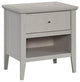 Sauder Larkin Ledge Engineered Wood Night Stand in Glacier Oak
