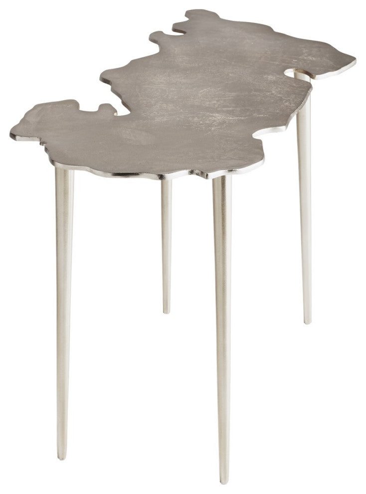 Cyan Atlas Coffee Table 11330, Antique Nickel