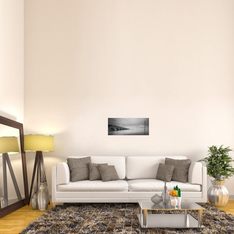 "Birds Talking" Stretched Canvas Giclee by Art Lionse, 30x13"