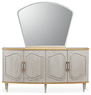 St. Charles Sideboard With Mirror, Dove Gray