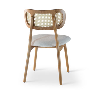 Claudia Cane Side Chair, Domasco, Natural