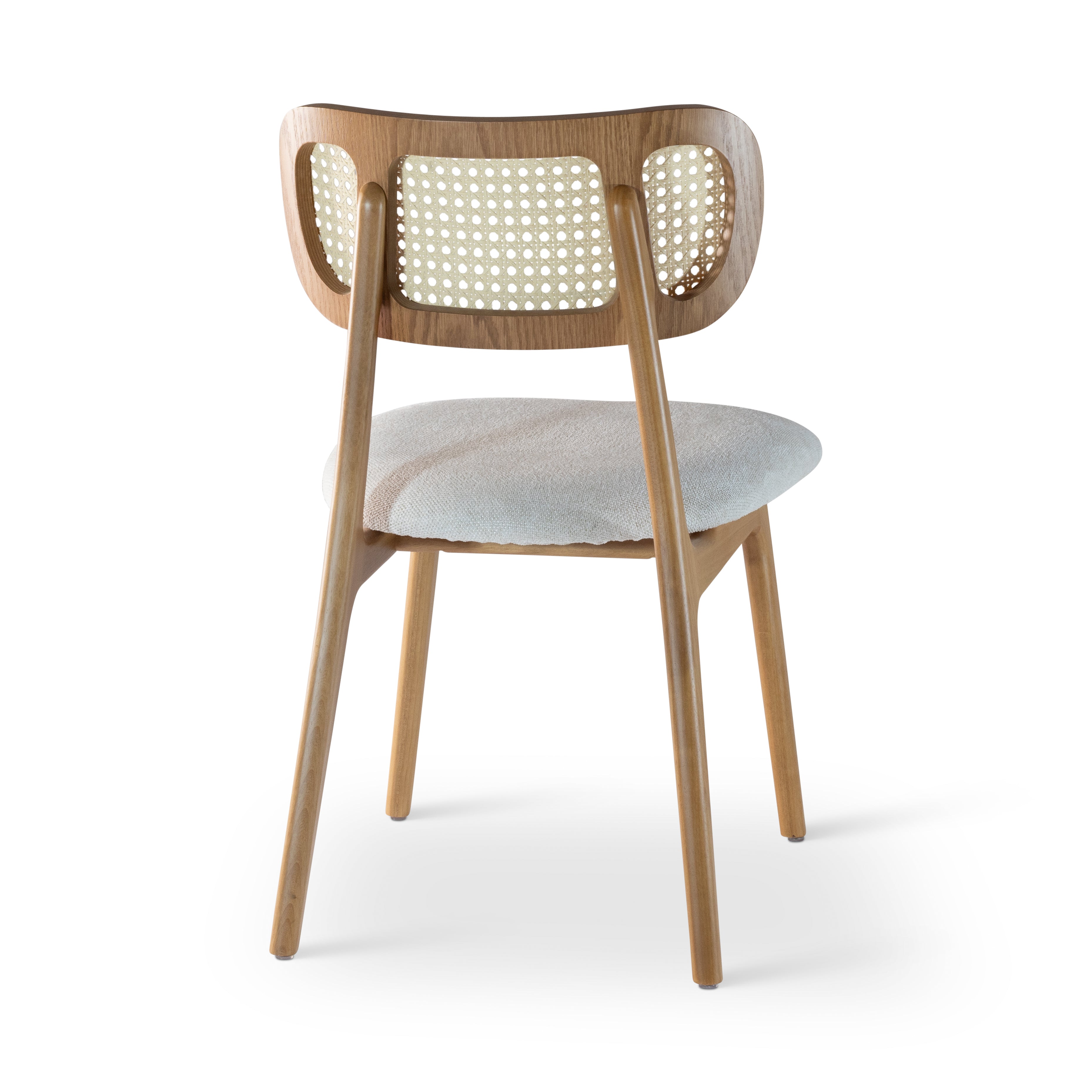 Claudia Cane Side Chair, Domasco, Natural