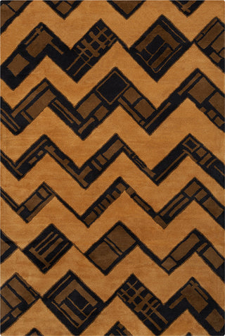 Allie Geometric Circles Contemporary Area Rug, 5'x7'6"