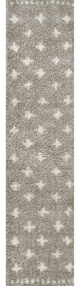 Cristo Berber Geometric Shag Area Rug