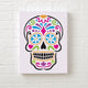 Sugar Skull Wall Art Stencil Trendy Easy Stencils, Medium