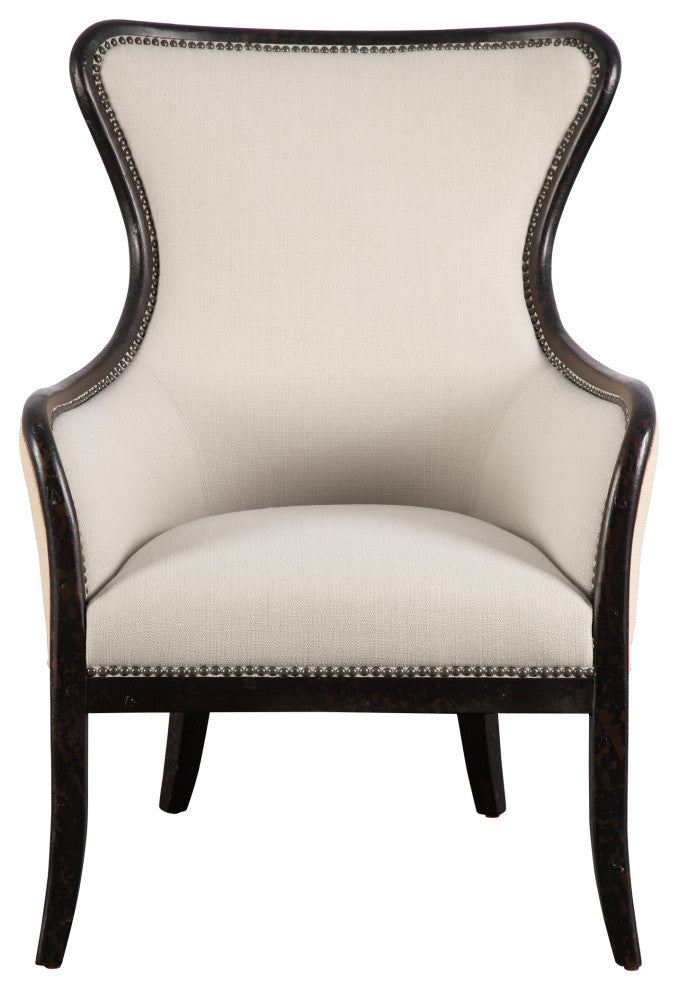 Uttermost Sandy Wing Back Armchair