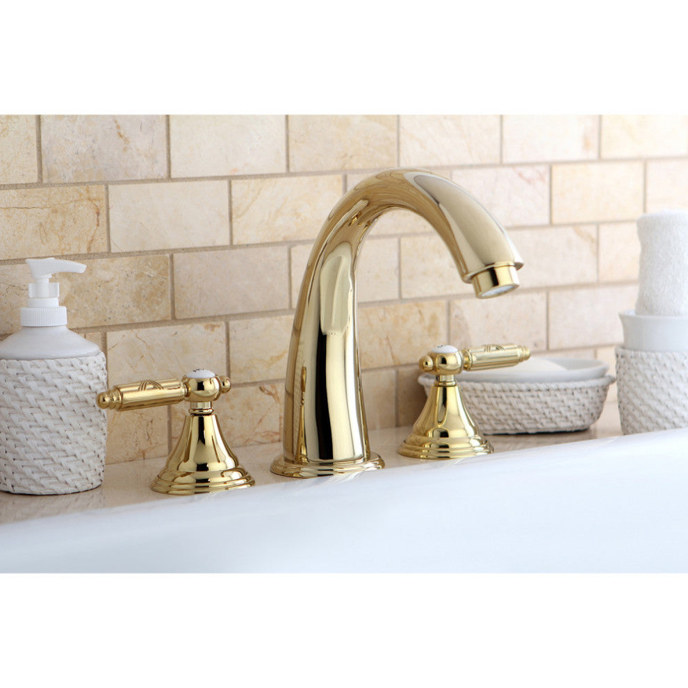 Kingston Brass Roman Tub Faucet, Polished Brass