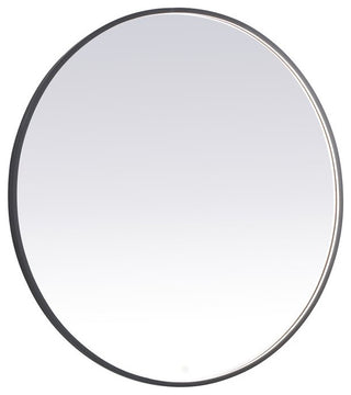 Modern Black Led Mirror