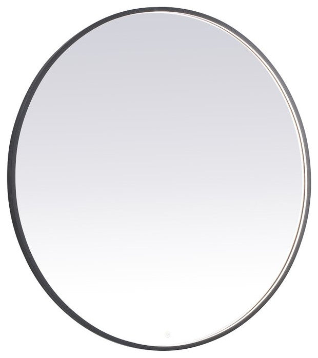 Modern Black Led Mirror