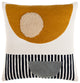 Surya Novel Pillow Shell With Polyester Insert 18"H X 18"W Cream
