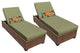 Laguna Chaise Set of 2 Outdoor Wicker Patio Furniture