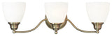 Somerville Bath Light, Antique Brass