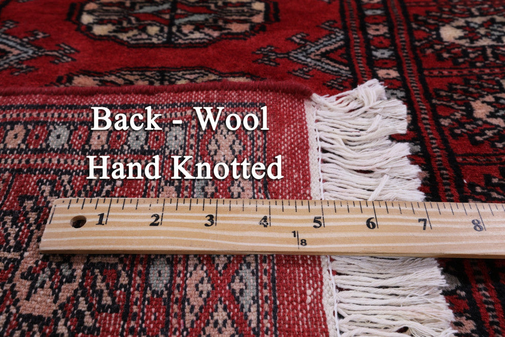 Runner Silky Bokhara Handmade Wool Rug 2' 2" X 5' 4" - Q13768