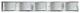 Hinkley Daphne LED Vanity Light, Brushed Nickel
