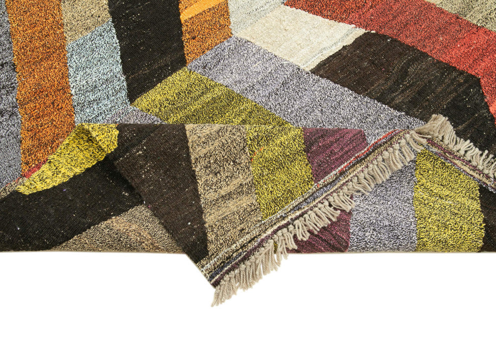 Rug N Carpet - Hand-knotted Turkish 5' 11'' x 8' 0'' Unique Wool Kilim Rug