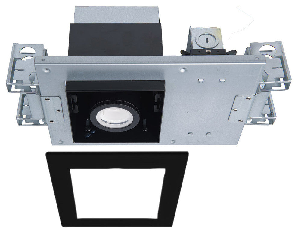 Silo LED Multiple Single-Light IC-Rated Airtight Housing, Light 3500K, Black