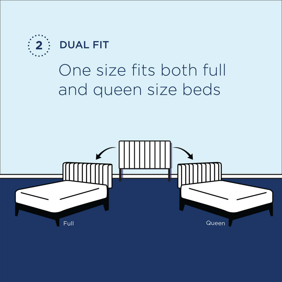 Headboard, Full Queen Size, Velvet, Light Gray, Modern Contemporary