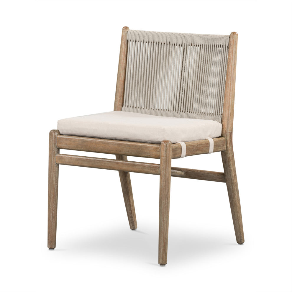 Rosen Outdoor Dining Chair-Natural Eucal
