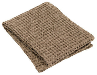 Caro Jumbo Waffle Bath Towel, Tan, 28x55"