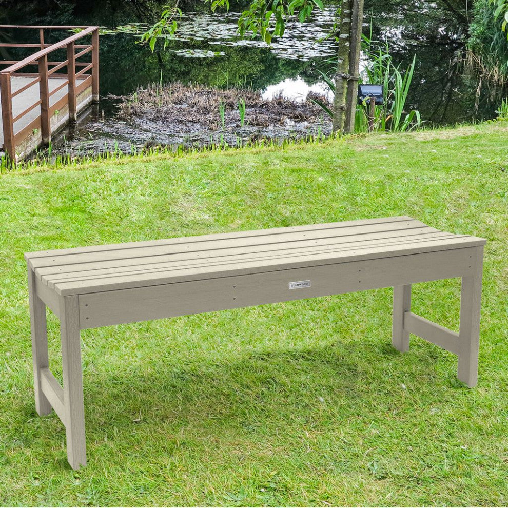 Lehigh Picnic Bench, Whitewash, 4'