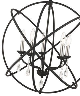 Black Shabby Chic, Dazzling, Transitional, Country Chandelier