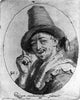 Godfried Schalcken Man Making an Obscene Gesture Wall Decal