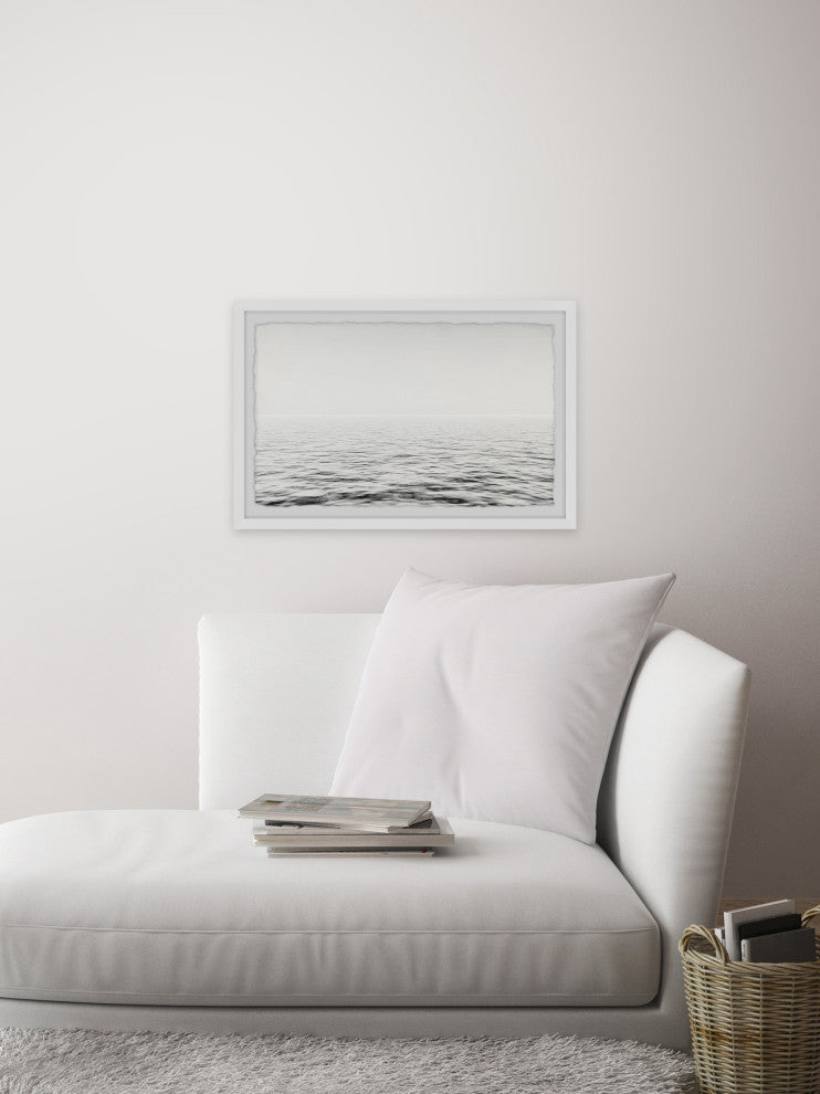 "Me and the Ocean" Framed Painting Print, 45x30