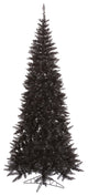 4.5'X24" Black Slim Fir Tree 400T