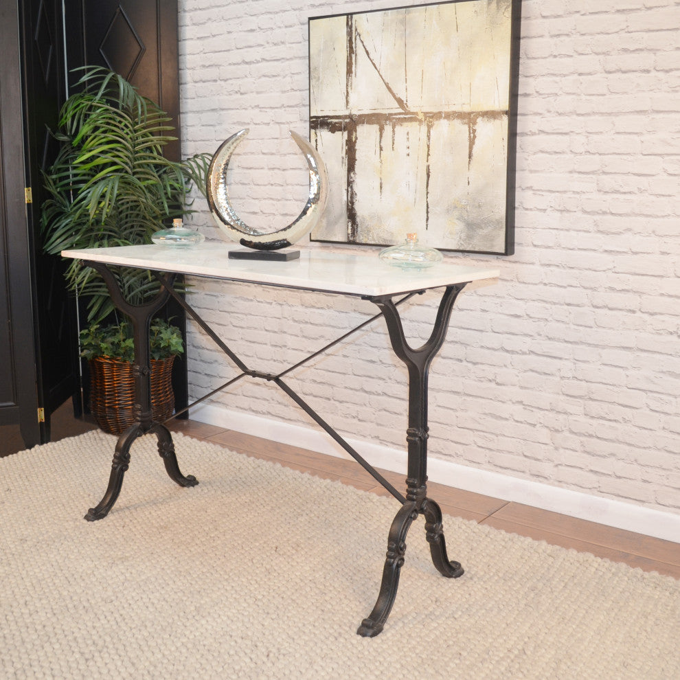 Vera Marble Top Console Table