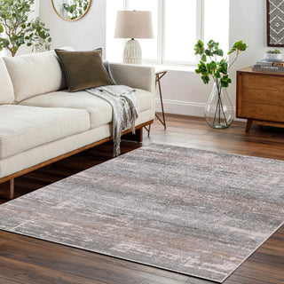 High-Low Hudson Gray/Brown Rug, Gray, 8'8"x12'