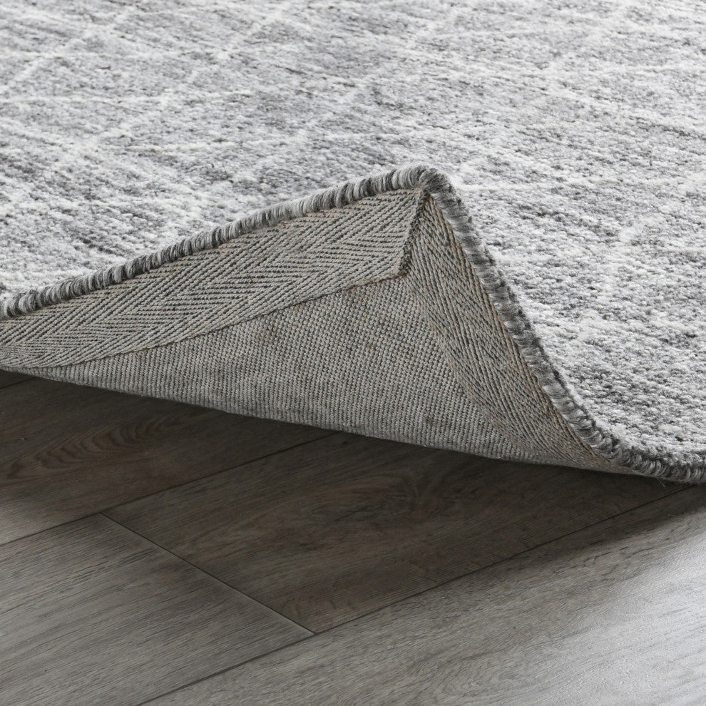 Hastings Wool Area Rug by Kosas Home, Gray, 8x10