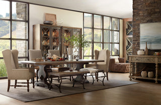 Bandera 86" Table With 2-18" Leaves