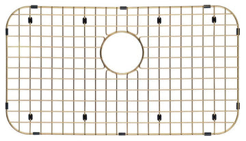 Kitchen Sinks Protector Matte Gold Stainless Steel Grid