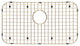 Kitchen Sinks Protector Matte Gold Stainless Steel Grid