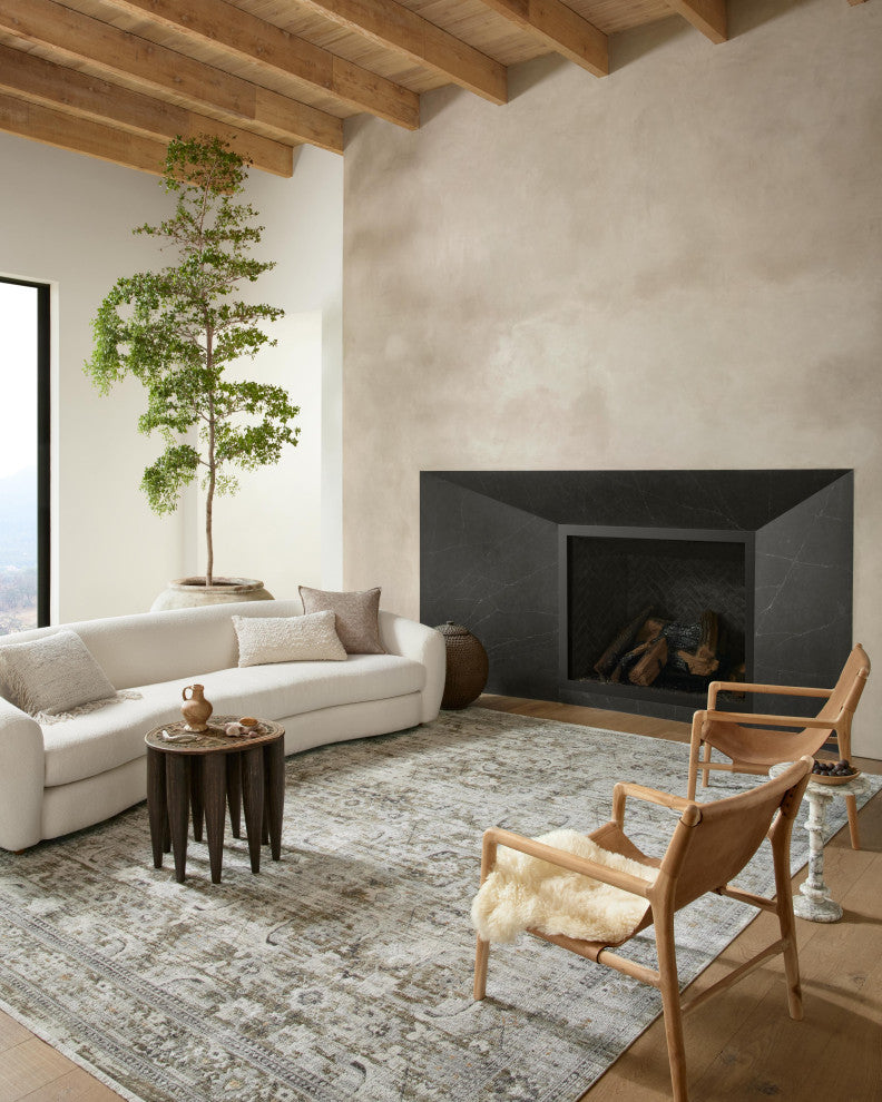 Loloi Bonney Moss / Stone Area Rug, 2'-0" X 3'-0"