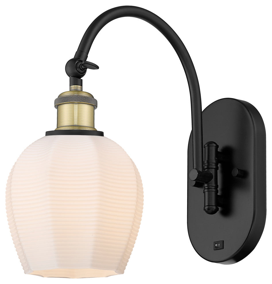 Innovations 518-1W-BAB-G461-6-LED 1-Light Sconce, Black Antique Brass