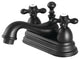 Kingston Brass 4" Centerset Bathroom Faucet, Matte Black