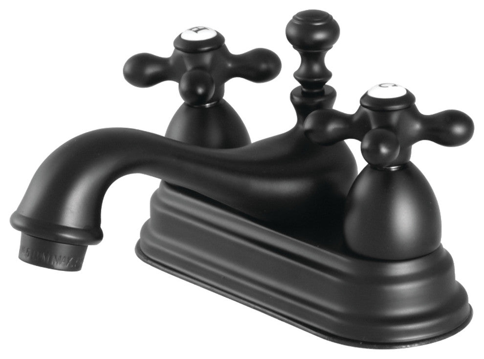 Kingston Brass 4" Centerset Bathroom Faucet, Matte Black