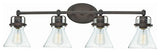 Maxim 26114 Seafarer 33" Seedy Glass Bathroom Light - Oil Rubbed Bronze