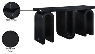 Westbourne Veneer Console Table, Black