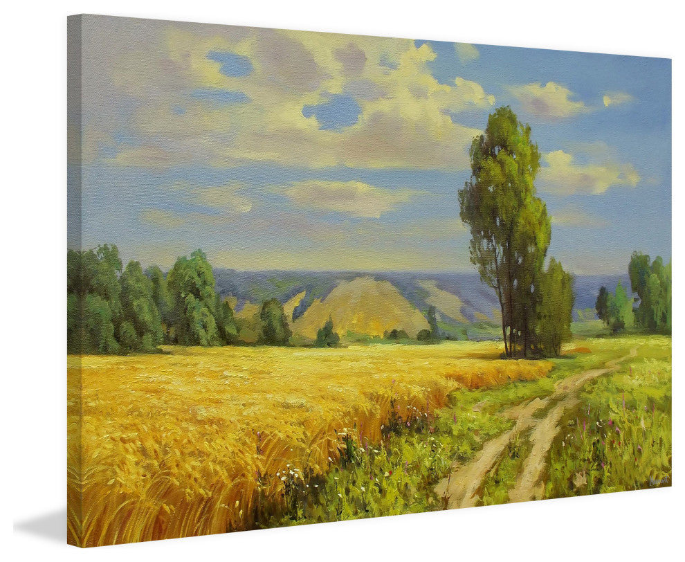 "Field of Dreams" Painting Print on Wrapped Canvas, 60x40