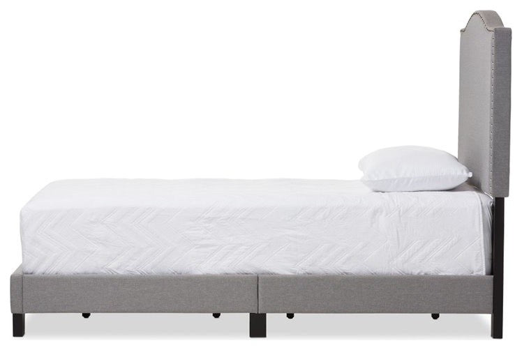 Full product shot on white background showing bed profile from the side.
