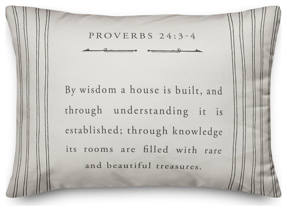 Proverbs 24 14"x20" Spun Poly Pillow