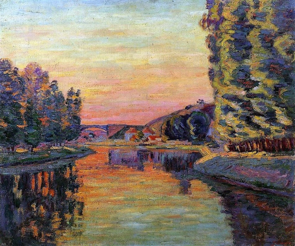 Armand Guillaumin Moret- July 1902, 20"x25" Wall Decal Print