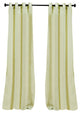 Crushed Voil Sheer Grommet Top Curtain, Lime