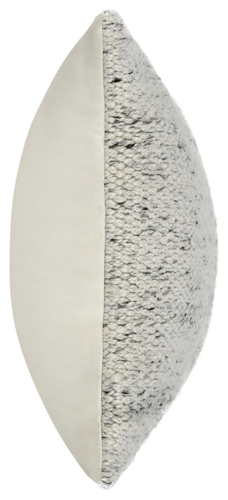 Stella Recycled Fabric Fabric Throw Pillow by Kosas Home, Ivory, 16x36