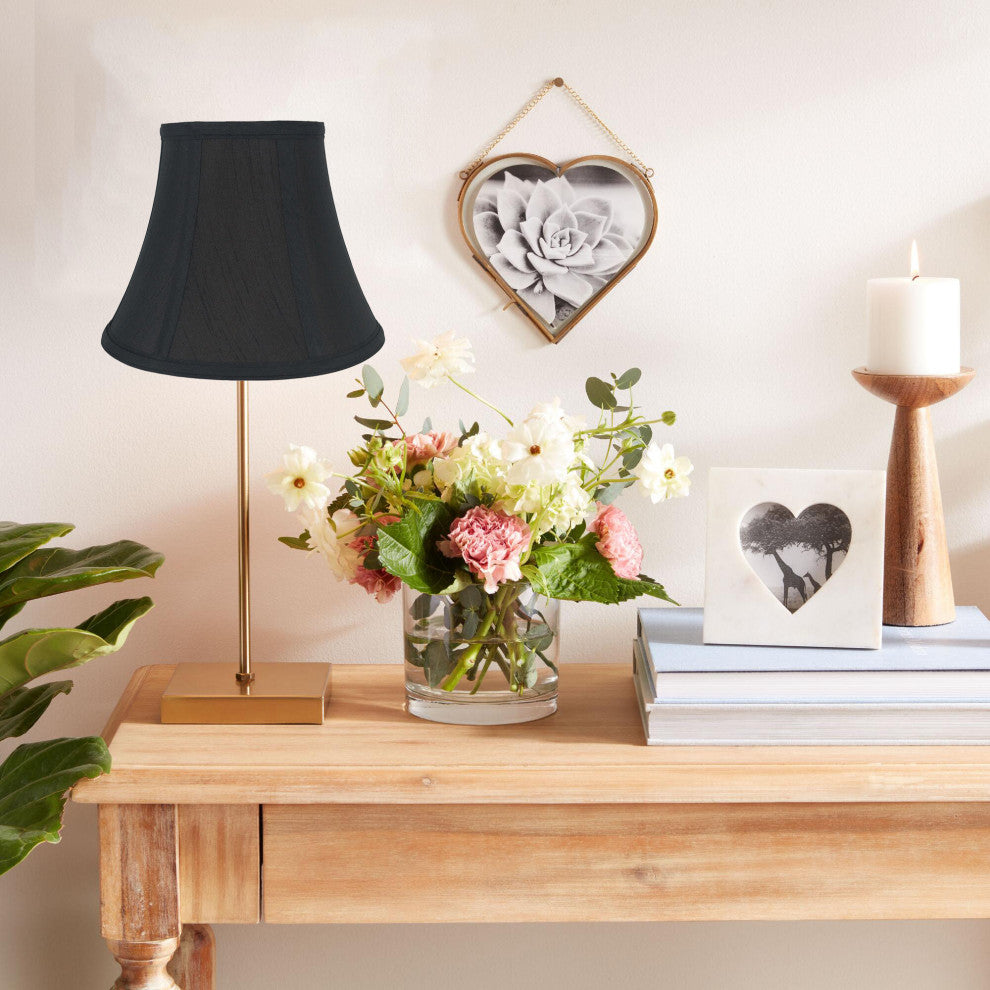 Bell Lamp Shade, 5x9x7", Black, Single